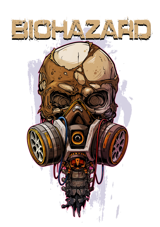 BIOHAZARD Back Print Sweatshirt – Black