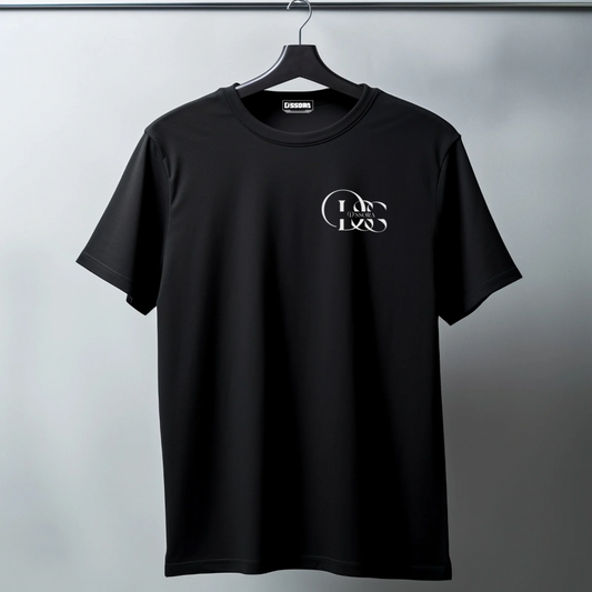 Black Classic Logo Tee