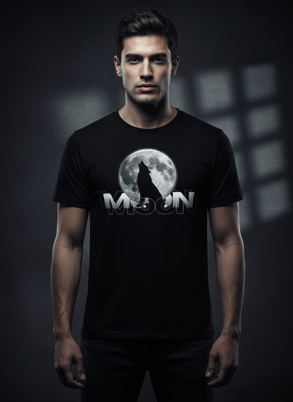 Moon Howl Graphic Cotton Tee