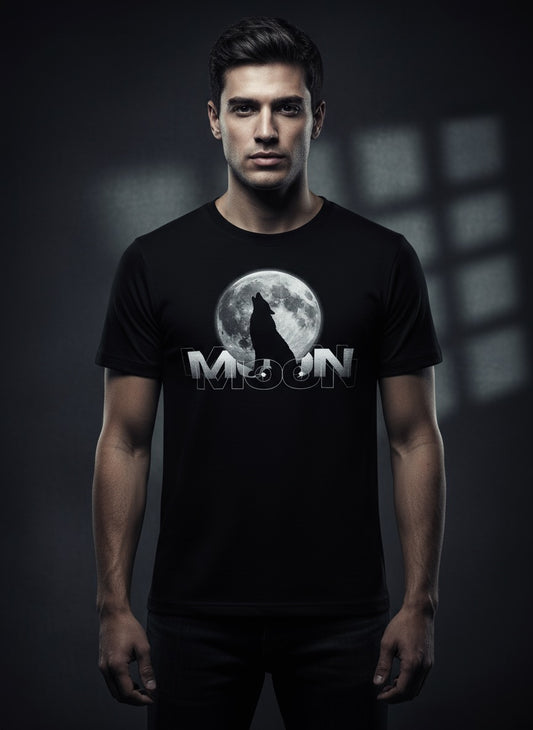 Moon Howl Graphic Cotton Tee