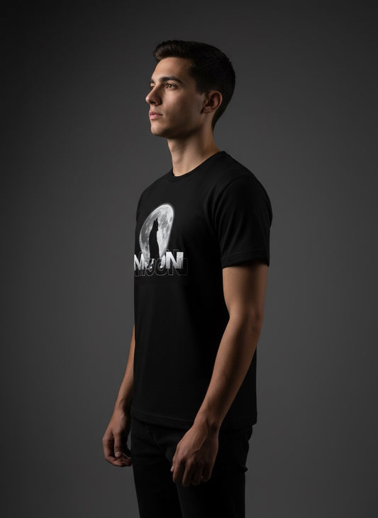 Moon Howl Graphic Cotton Tee