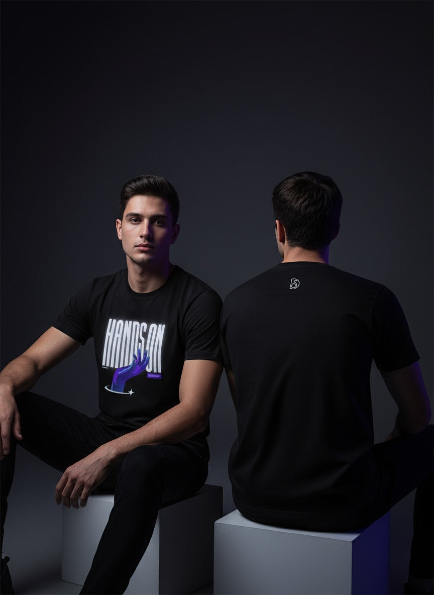 Hands-On Unisex Graphic Cotton Tee