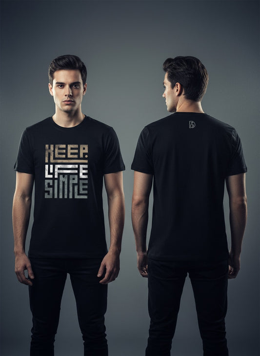 Keep Life Simple Unisex Graphic Cotton Tee